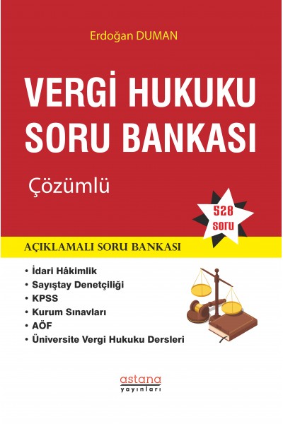 Çözümlü VERGİ HUKUKU SORU BANKASI